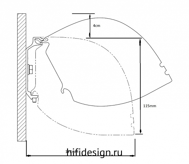 ����� kauber red label tensioned bt cinema 104" mperfw